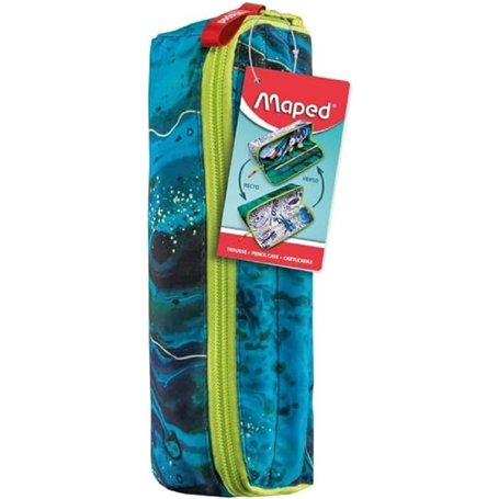 Maped - Trousse Scolaire Ouverture XXL - Trousse Personnalisable Réversible