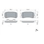 Bosch BP429 - Plaquettes de Frein Arrière pour Voiture - Qualité Bosch - Réduction du Bruit et de la Poussière - Certifié ECE-R9