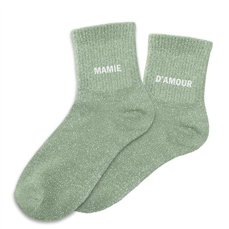 STC Chaussettes paillettes duo mamie d amour