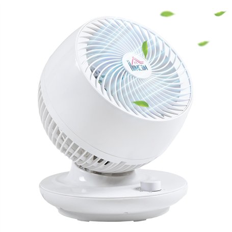 HOMCOM Mini Ventilateur de table