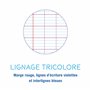 Clairefontaine 373751AMZC Un lot de 4 Cahiers Agrafés Mimesys - 17x22 cm - 48 Pages Grands Carreaux - Papier Blanc 90 g - Couver