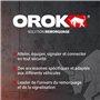 OROK - Coffret de 24 cosses électriques pour Voiture - Lot de 24 cosses à œillet - 4 à 8mm - Rouge, Bleu, Jaune - Compatible ave