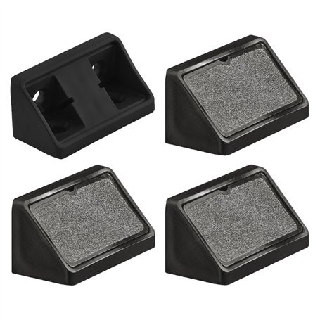 cyclingcolors 4x équerre d'assemblage double 44mm raccord universel plastique taquet équerre ferrure