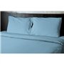Drap plat - HOME LINGE PASSION - HP72102 - Microfibre 82 g - 180 x 290 cm - Bleu ciel