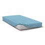 Drap housse - HOME LINGE PASSION - HP72123 - Microfibre 82 g - 140 x 190 cm - Bonnet 30 cm - Bleu ciel