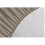 Drap housse - HOME LINGE PASSION - HP72126 - Microfibre 82 g - 160 x 200 cm - Bonnet 30 cm - Beige