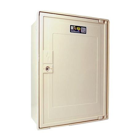 Carré Rouge - Coffret Compteur de Chantier Monophasé 30/60A - 1 Prise - Compatible Raccordement ENEDIS