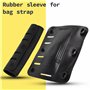 AERZETIX - Lot de 6 Housses de poignée de Sac à Main 127x105 pour Sangle 30 mm - en Caoutchouc - Accessoire pour valises Bagage 