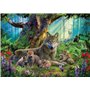 Ravensburger - Puzzle Adulte - Puzzle 1000 pièces - Famille de loups dans la forêt - Adultes et enfants à partir de 14 ans - Puz