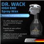 DR WACK A1 HIGH END Spray Wax 500 ml - Cire en spray pour voiture avec effet déperlant - Protège et lustre - Vitrificateur de pe