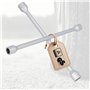 CARTREND Unitec AZ-203 10870 Support de Roue 4 Positions Argenté