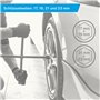 CARTREND Unitec AZ-203 10870 Support de Roue 4 Positions Argenté