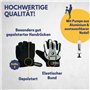 Best Sporting Ensemble gants de gardien de but de football + pompe I Accessoires de football I Kit avec pompe à ballon + gants d