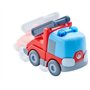 HABA- Kullerbü – Camion Pompier à Echelle - Véhicule d'intervention - Mini Jouet - Véhicule Miniature - Véhicule pour Circuit - 