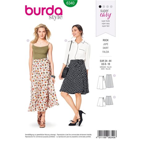 Burda B6340 Patron de Couture