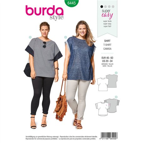Burda Patron 6445 T-Shirt