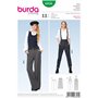 Burda B6856 Patron de Couture Pantalon et Salopette 19 x 13 cm