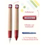 Lamy ABC Kit d'apprentissage d'écriture rouge avec emballage cadeau composé de 1 stylo d'apprentissage adapté aux enfants avec p