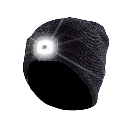 Lunartec Bonnet à LED Avant et arrière - Noir