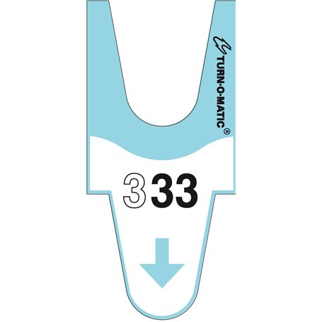 Accessoire d’origine Meto Turn-O-Matic : tickets T90 3D à numérotation consécutive