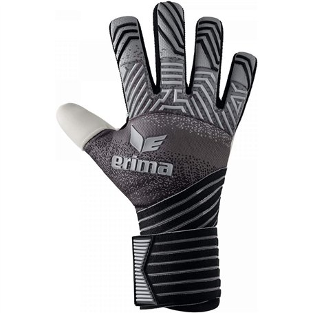 Erima Flex RD Pro Gants de Gardien Enfant Noir/Gris/Blanc FR: M (Taille Fabricant: 6)