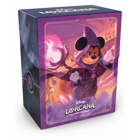 Ravensburger Disney Lorcana TCG Le Règne de Jafar Jeu de Cartes à Collectionner JCC Boîte de Rangement de Deck Mickey Mouse dès