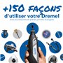 Dremel 8250 Outil rotatif sans fil 12 V 5 000-30 000 tr/min Kit d'outils multifonctions sans balais avec boîte Dremel, 65 access