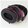 TimeTEX - Protection auditive pour enfants « Auris Plus » rose | Protection auditive robuste, réglable et pliable avec valeur d'