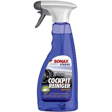 SONAX XTREME Nettoyant Cockpit effet mat (500 ml) nettoie les tableaux de bord et prend soin des surfaces plastiques à l'intérie