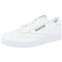 Reebok Mixte Club C 85 Basket, Int White Green, 37.5 EU