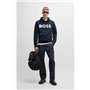 BOSS Hommes Webasic Hood Sweat à Capuche Relaxed en Molleton de Coton avec Grand Logo