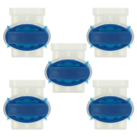 vhbw 5x connecteurs pour câble périphérique compatible avec Bosch Indego 400 Connect robots de pelouse - Serre-câbles