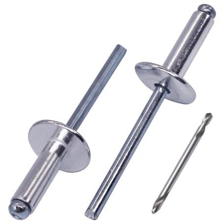 SKIR'CO (30 pièces) Rivets Aveugles à Grande Bride en Aluminium 5