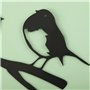 OTOTEC Décoration d'oiseau en Métal Robin et Poussin Décoration de Jardin Ornement de Jardin Rustique Fournitures d'art de Jardi