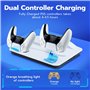 Mcbazel Support de Refroidissement et Station de Charge pour Console PS5/PS5 Slim/PS5 Pro avec Ventilateurs à Vitesses Multiples