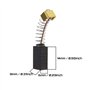 ECSiNG 2 paires de Balais de Charbon Moteur Rechange d'arrêt Automatique 6x8x14mm Compatible avec Kress HM 10 EM HM 22-2 EM SBLR