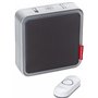 Sonnette MP3 grise Honeywell DC917NG série 9: jusqu’à 200 m de portée sans fil avec lumière auréole