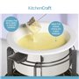 KitchenCraft Service à fondue avec 6 fourchettes Bols en céramique et acier inoxydable