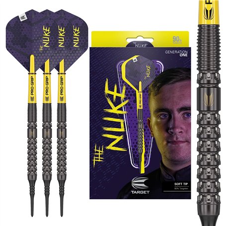 Target Darts Luke Littler Loadout Jeu de Fléchettes à Pointe Souple
