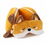 Relaxeazzz Coussin de Voyage avec Masque Finnik Le Renard - Animaux Doux