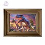 3D LiveLife Affiche murales lenticulaires Attaque de T-Rex de Deluxebase. Poster Dinosaure 3D sans cadre. Décoration murale parf