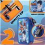 Naruto Trousse Scolaire Trousse Double Compartiment avec Fournitures Scolaires Stylo Crayons de Couleur Carnet Coloriage Idée Ca