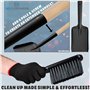 DecoExpress Set Outils Cheminee, 4 Morceau Accessoires Cheminée Seau a Cendre, Pelle, Brosse & Gants