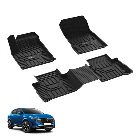 3W Tapis de Sol pour Nissan Qashqai J12 2021 2022 2023 2024