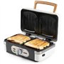 Appareil 3-en-1 - DOMO - DO9277C - Croque - gaufre - gril - 1100 W - Blanc