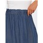 ONLY Onlpema Venise Longue Jupe DNM Qyt Noos, Bleu foncé Denim, M Femme