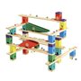 Hape Circuit à Billes Créatif en Bois Le Vertigo Quadrilla - Pour Enfants 4 ans et Plus - Jeu de Construction en Bois avec Kit C