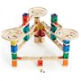 Hape Circuit à Billes Créatif en Bois Le Vertigo Quadrilla - Pour Enfants 4 ans et Plus - Jeu de Construction en Bois avec Kit C