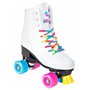 Raven - Patins à roulettes Iris du 31 au 34 Adulte Enfant Blanc Mixte Taille Ajustable Raven Femme Fille Roller Quad Adulte Enfa