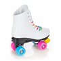 Raven - Patins à roulettes Iris du 31 au 34 Adulte Enfant Blanc Mixte Taille Ajustable Raven Femme Fille Roller Quad Adulte Enfa